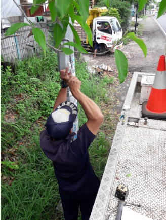 Perbaikan 5 Titik PJU di Jalan Kutoarjo-Kebumen