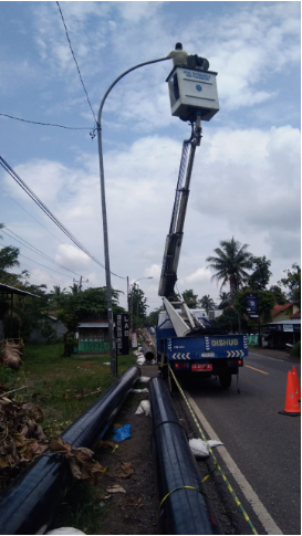 Pemadaman PJU  Boro Terkait Pemasangan Pipa Pertamina