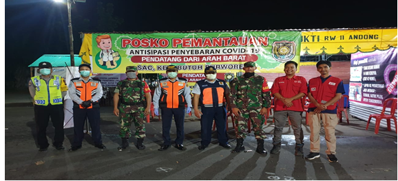 Pos Pemantauan Covid-19 di SAC Kutoarjo