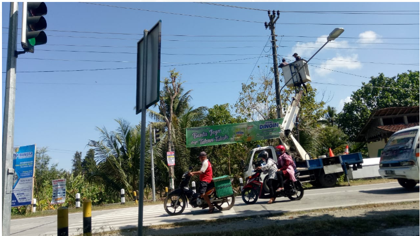 Perbaikan PJU di Perempatan Ketawang