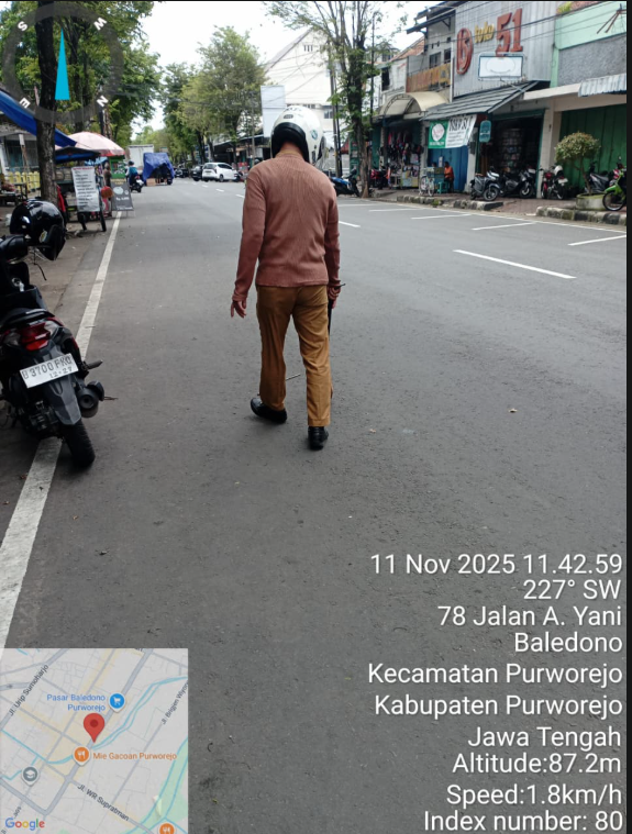 Survey Pemasangan Rambu Informasi Papan Parkir