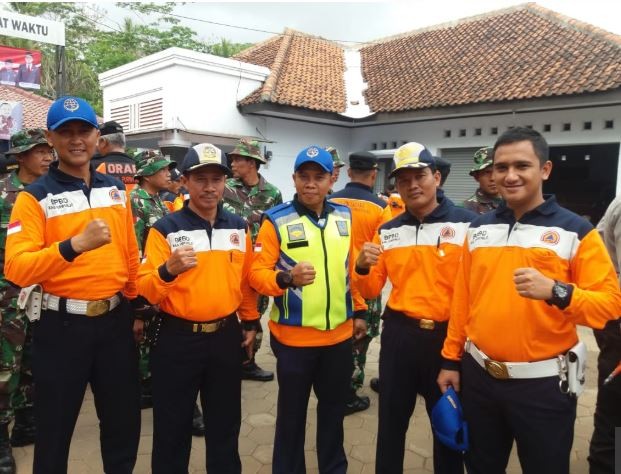 Personil Dishub Ikuti Simulasi Lapangan Penanggulangan Bencana Banjir Di Kecamatan Bagelen Kabupaten Purworejo 