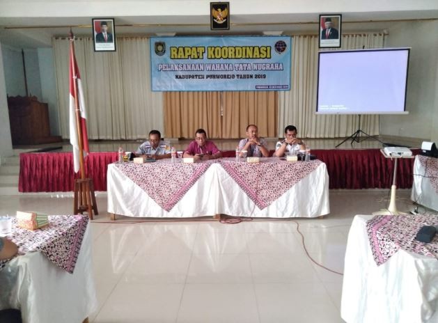 Rapat Koordinasi Pelaksanaan Wahana Tata Nugraha Tahun 2019