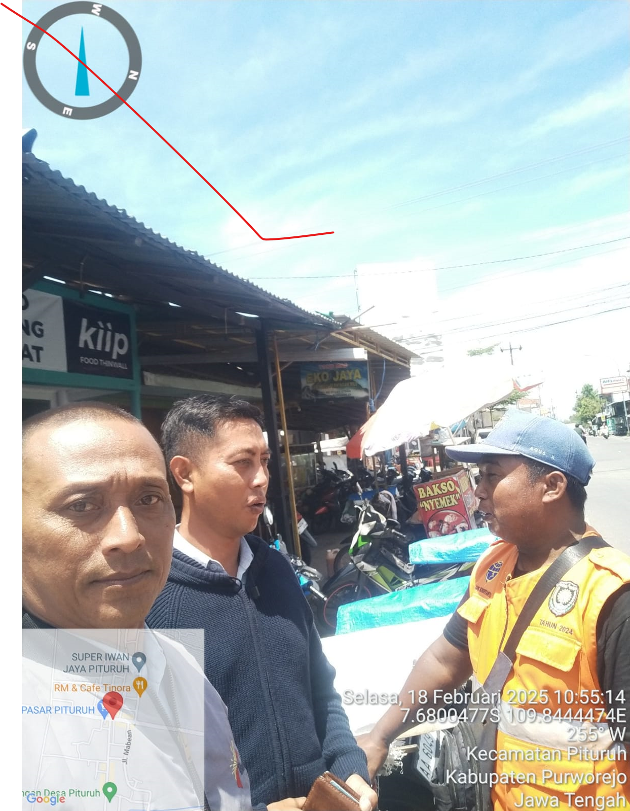 Monitoring dan Pengawasan Parkir di Pasar Pituruh