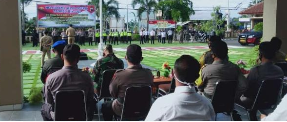  Apel Gelar Pasukan Ops Lilin Candi pengamanan Natal dan tahun baru