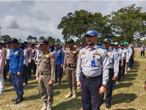 Apel Gelar Pasukan Kunjungan Kerja RI