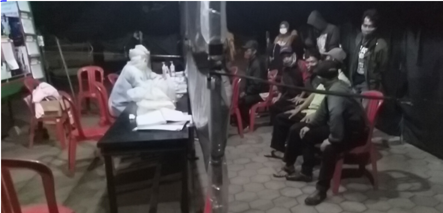 Pemantauan Pemudik yang masuk Purworejo