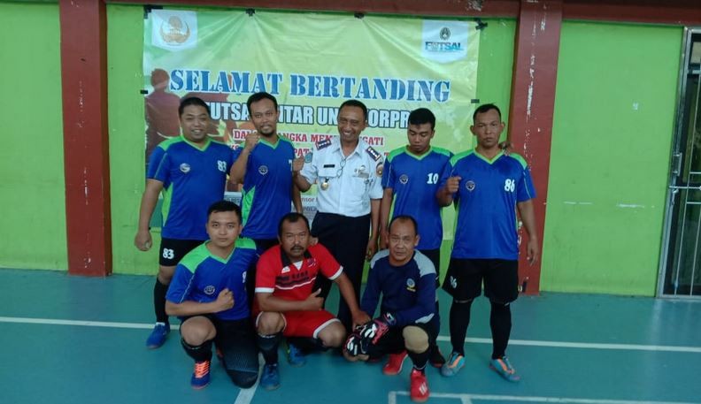 Tim Futsal Dinhub Maju Ke Babak 16 Besar Kejuaraan Futsal Memperingati HUT Korpri ke-48