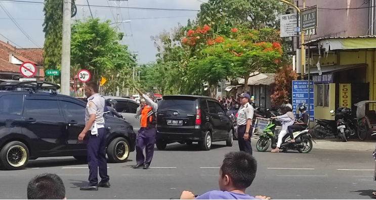 PAm Dalam Acara Merti Golong Goling di Alun Alun Purworejo