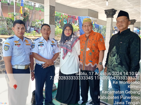 Pengawalan Bupati di Kecamatan Gebang