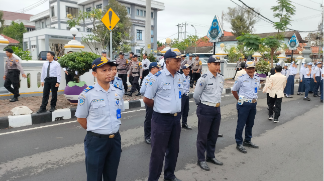 Dishub Purworejo Ikuti Apel Deklarasi Jawa Tengah Zero Knalpot Brong di Purworejo