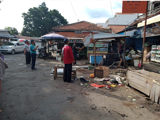 Pembongkaran Lapak di Terminal Kongsi Purworejo