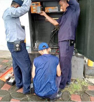 Perbaikan Traffic Light di Simpang 4 Micky Mouse