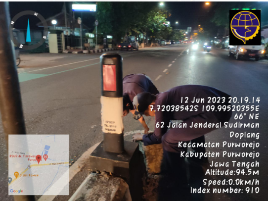 Pembenahan Median Tengah di Jl. Jenderal Sudirman