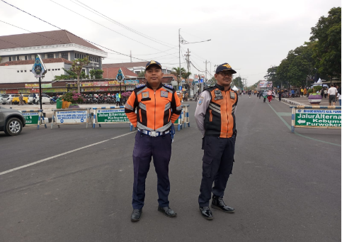 Pengamanan Acara Jalan sehat Hati Nurani Rakyat