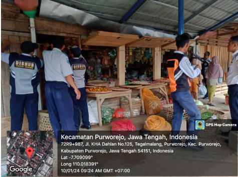 Pendataan Pedagang di Terminal Kongsi