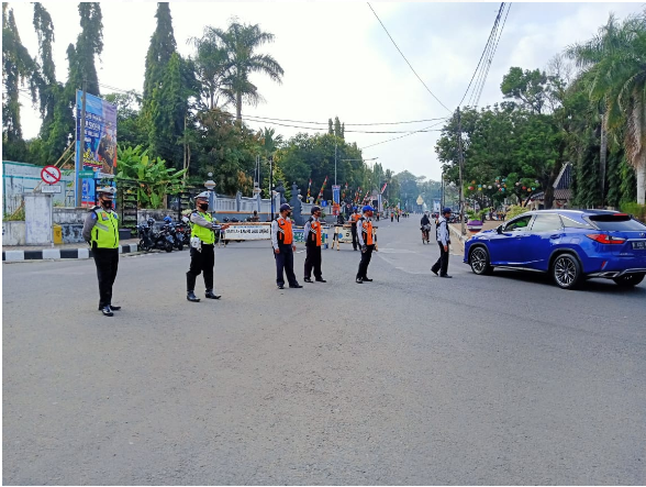 Pengendalian Ketertiban Lalu Lintas Dalam Acara Peresmian Trans Jateng