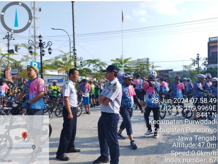 Monitoring Penggunaan Terminal Purwodadi sebagai Pit Stop dalam Acara Gora Folding Bike Jelajah Purworejo