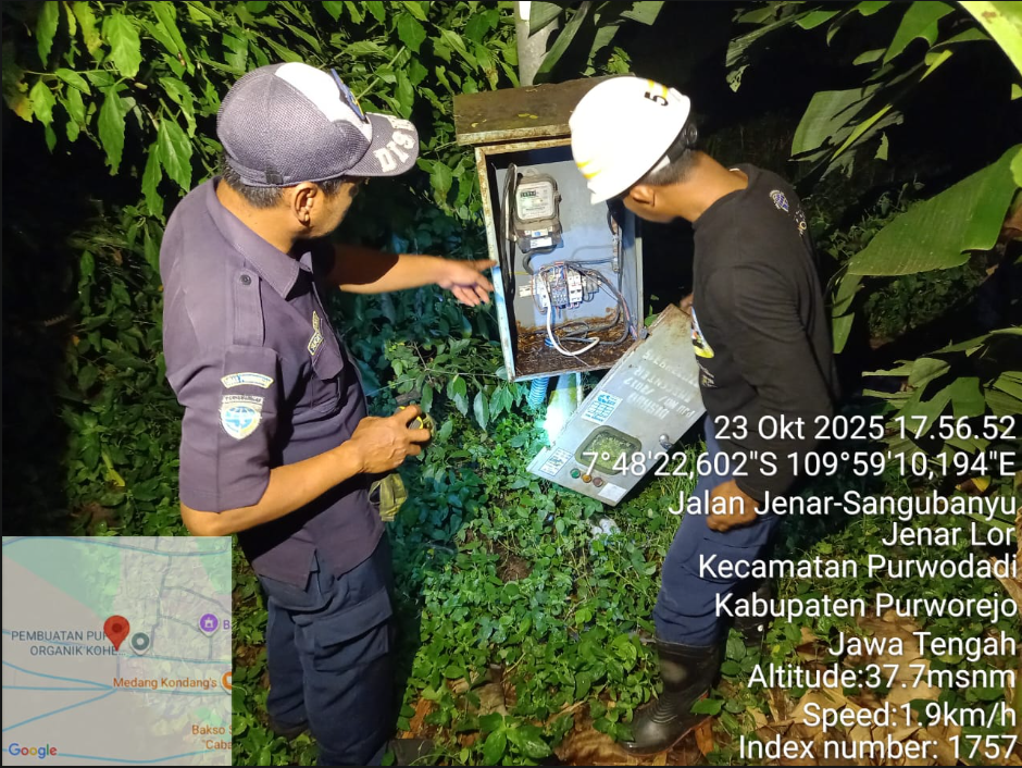 Dinas Perhubungan Purworejo Laksanakan Perbaikan PJU di Sejumlah Titik