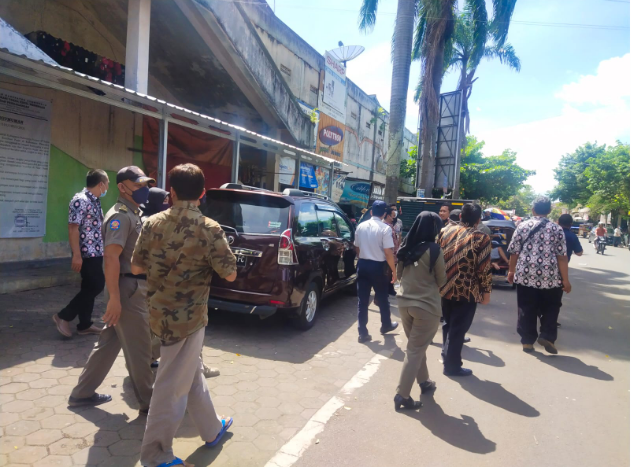 Peninjauan Penataan PKL di Area Parkir Pasar Kutoarjo