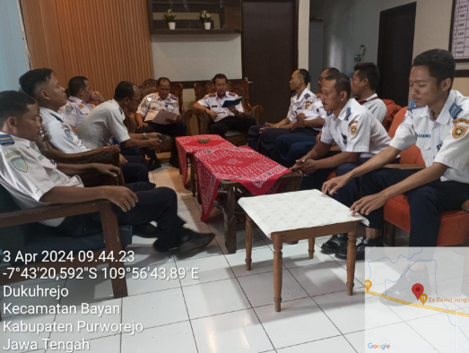 Staf Meeting Jelang Posko Lebaran Tahun 2024