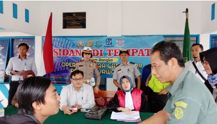 Razia Gabungan Bertajuk Operasi Zebra Candi 2019 Kabupaten Purworejo