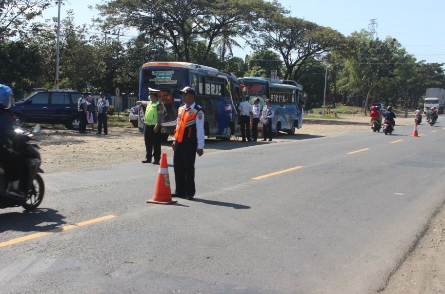 Gelar Razia Gabungan Dinas Perhubungan serta Satlantas Polres Purworejo