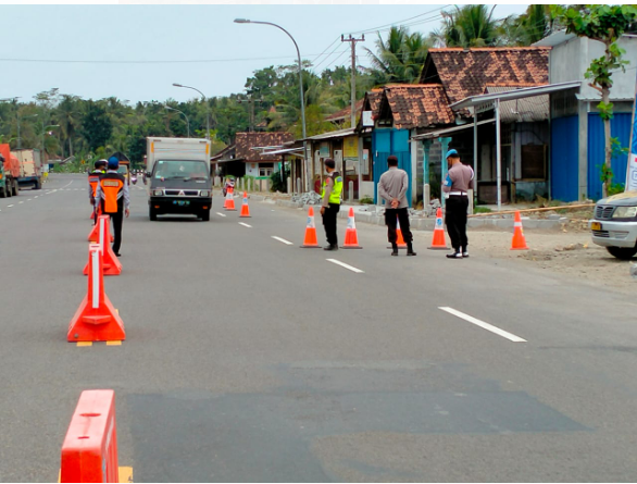 Dishub Purworejo Laksanakan Giat Larangan Mudik Tahun 2021