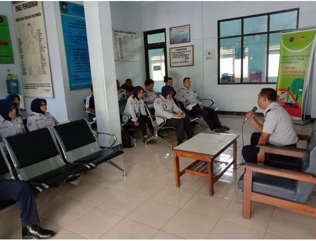 Staff  Meeting ASN Dishub Terkait Evaluasi Kerja OPD Serta Persiapan Penyaluran Air Bersih 