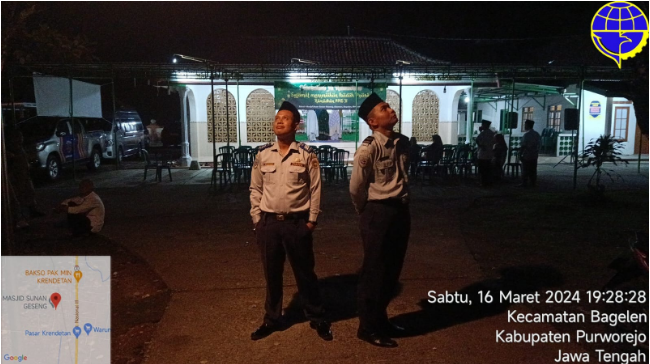 Pengawalan Dalam Acara Tarhim di Masjid Sunan Geseng  bagelen