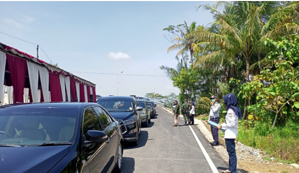 PAM Dalam Acara Peresmian Overpass Tegalgondo